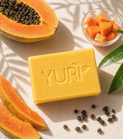 Yuri Papaya Soap  – Brightening & Skin-Renewing Natural Bar