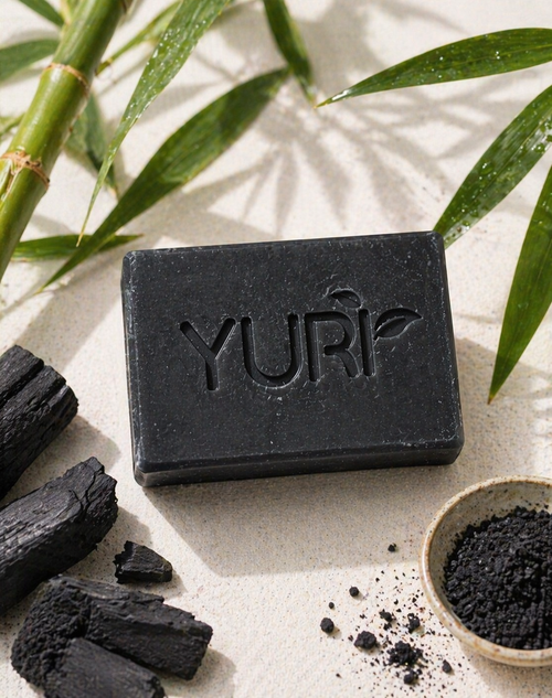 Bamboo Charcoal Soap Bar – Detoxifying & Pore-Purifying Cleanser