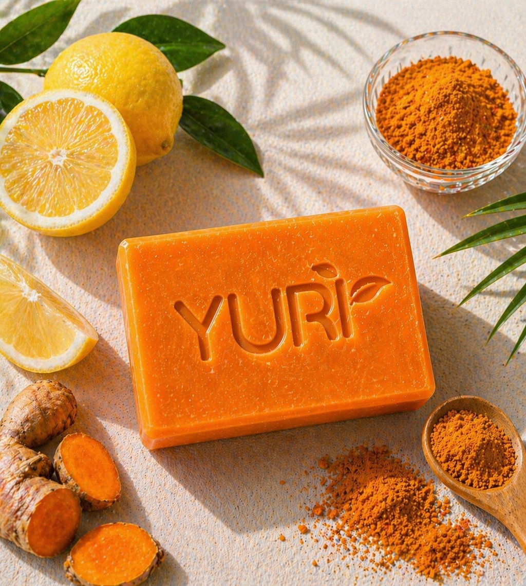 YURI Turmeric Soap – Clarifying & Glow-Boosting Herbal Bar